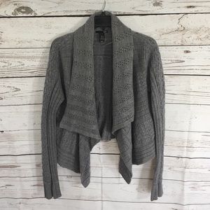 Knitted gray jacket