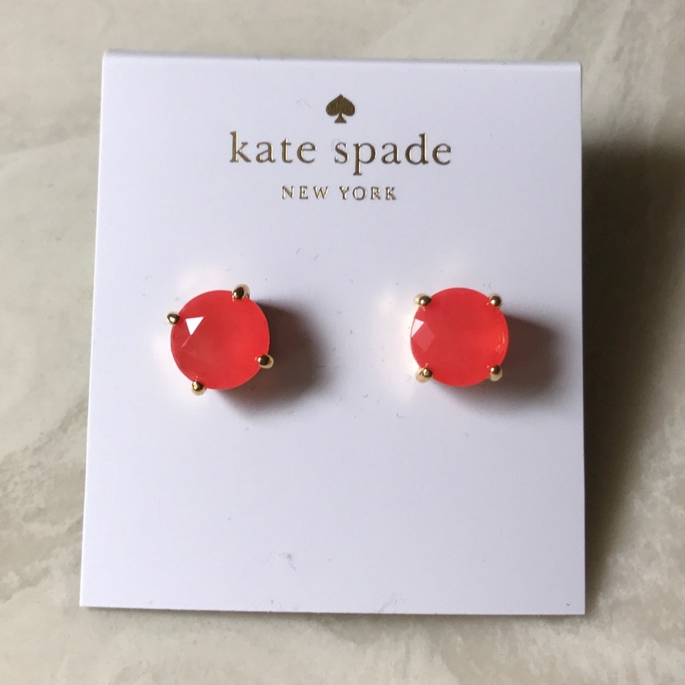 Kate Spade Gumdrop Earrings in Flamingo
