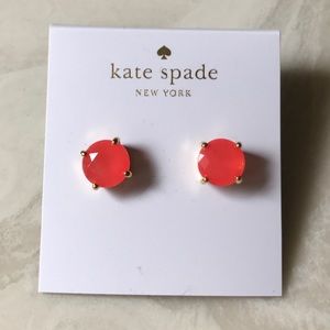 Kate Spade Gumdrop Earrings in Flamingo