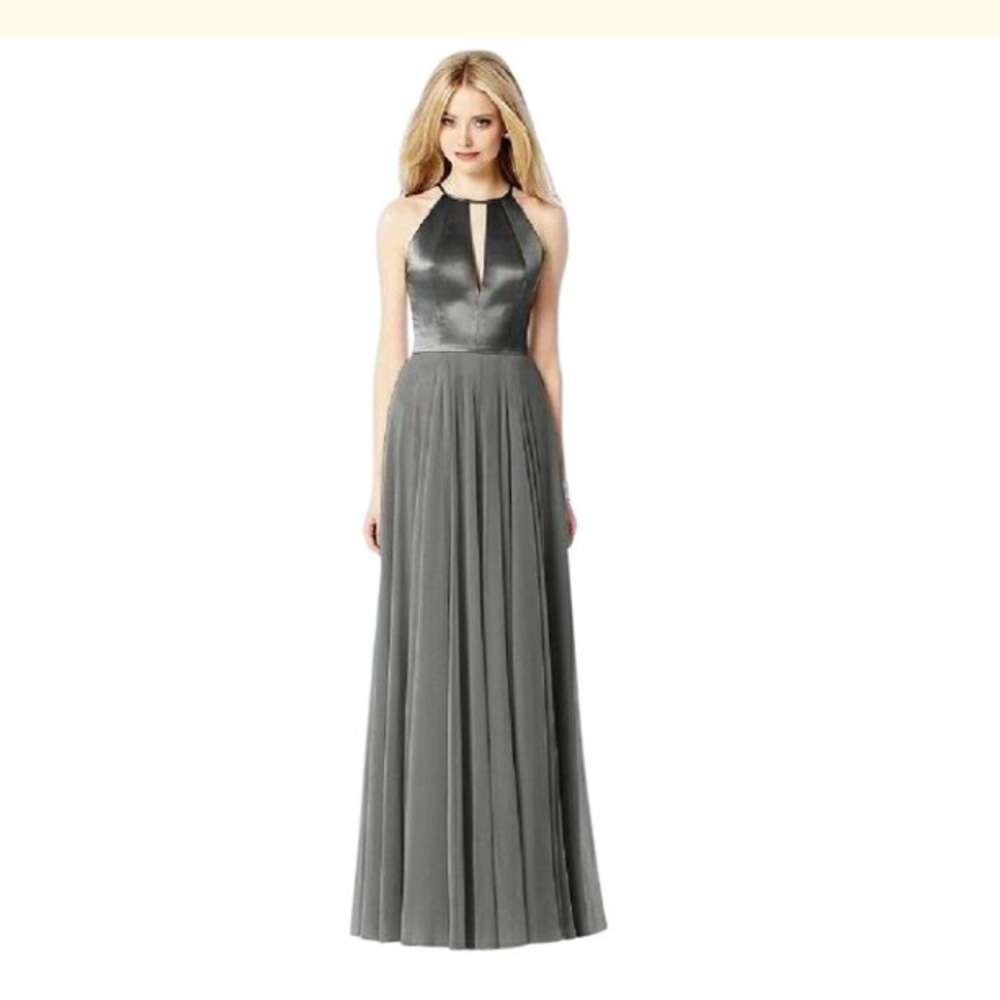 Charcoal Grey Formal/Bridesmaid Dress