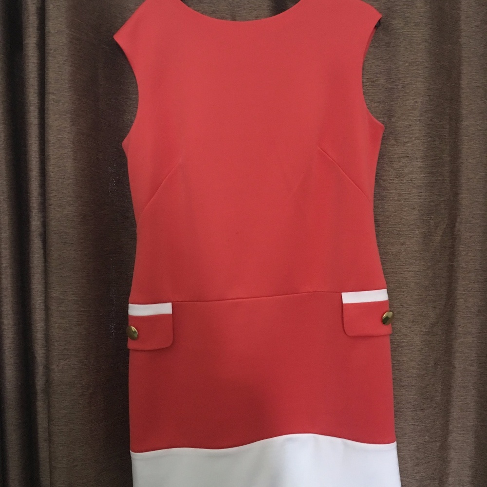 Orange nautical dress
