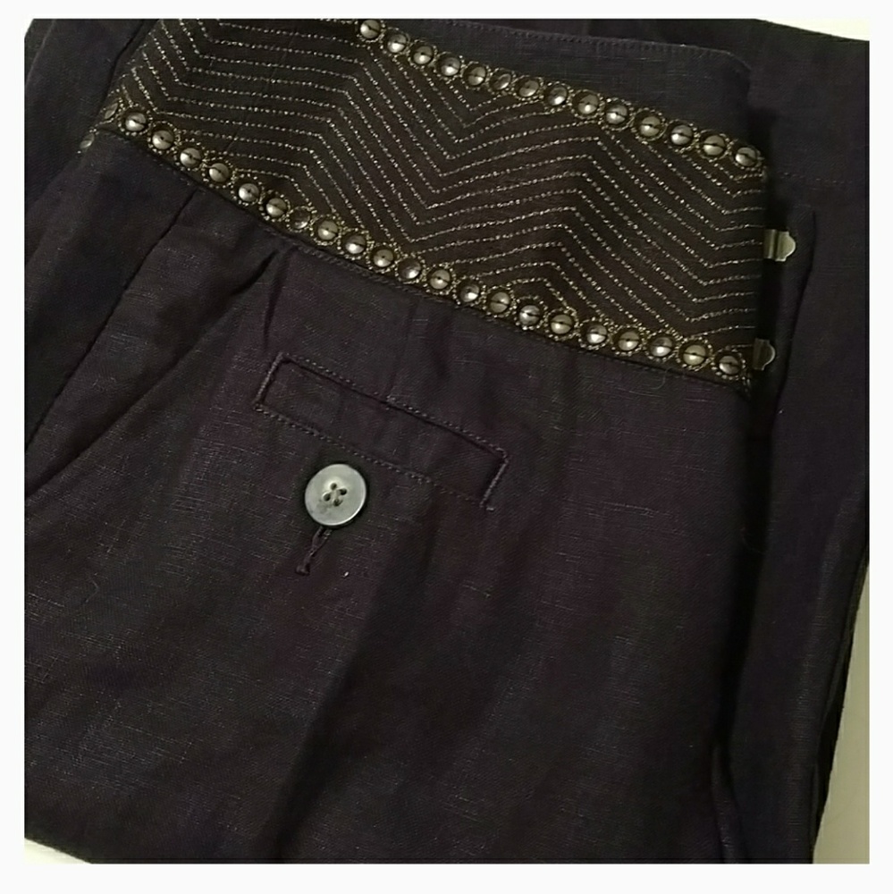 💥BEAUTIFUL purple Idra pants with gold