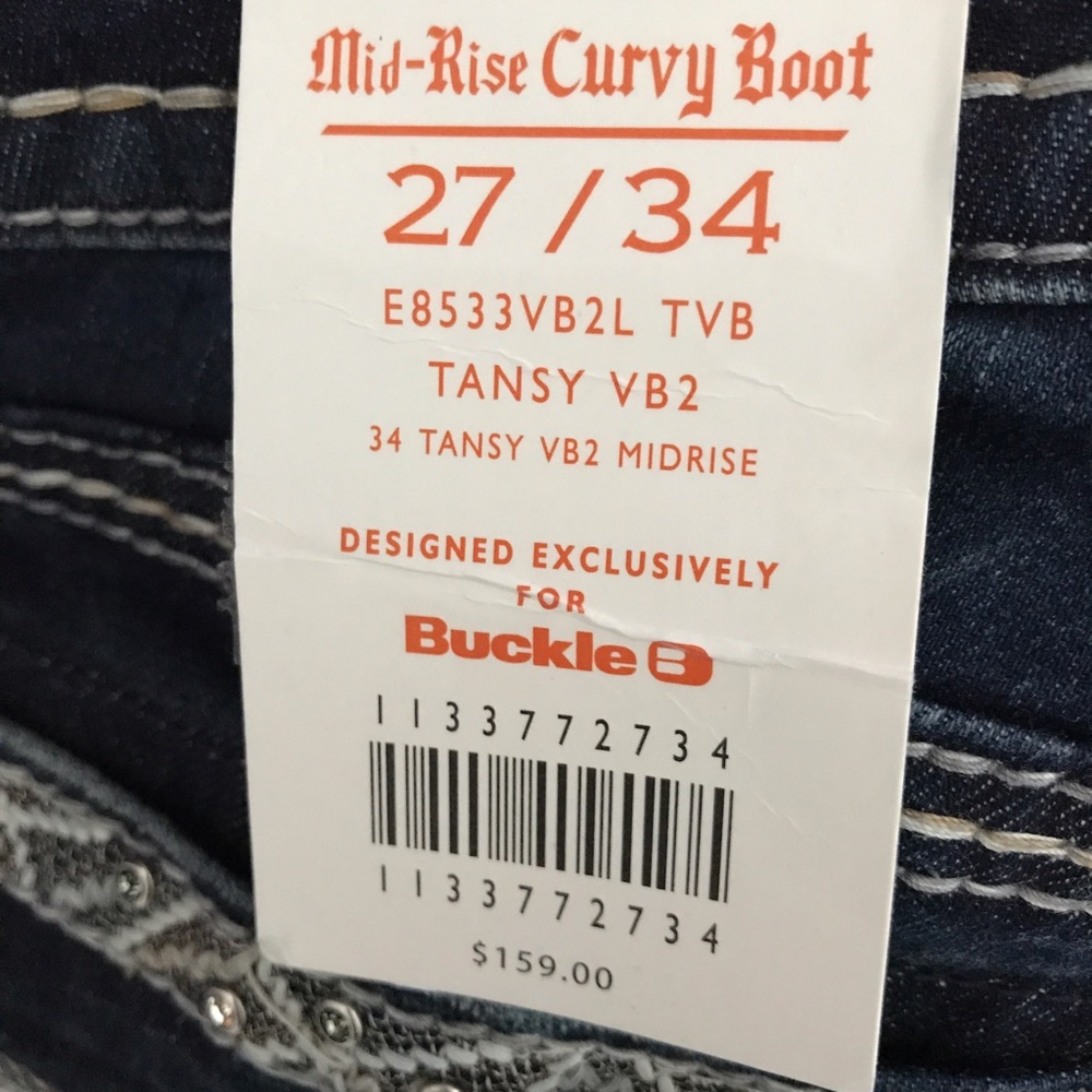 Rock Revival Tansy Mid Rise Curvy Boot NEW W TAGS