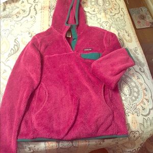 Patagonia hooded re-tool snap-t pullover- like new