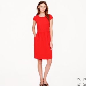 Jcrew Cap Sleeve crepe dress size 6