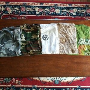 5 Camo Camouflage GI Joe Shirts XL XXL