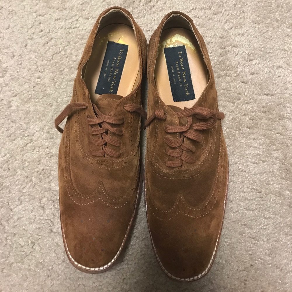To Boot Ny great condition Men's suede oxfords