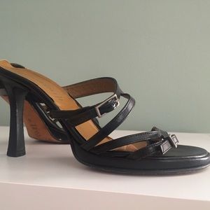 Kenneth Cole black strappy heels