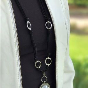 White leather jacket size 10