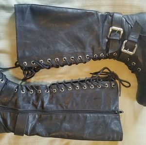 Knee High Lace Up Boot