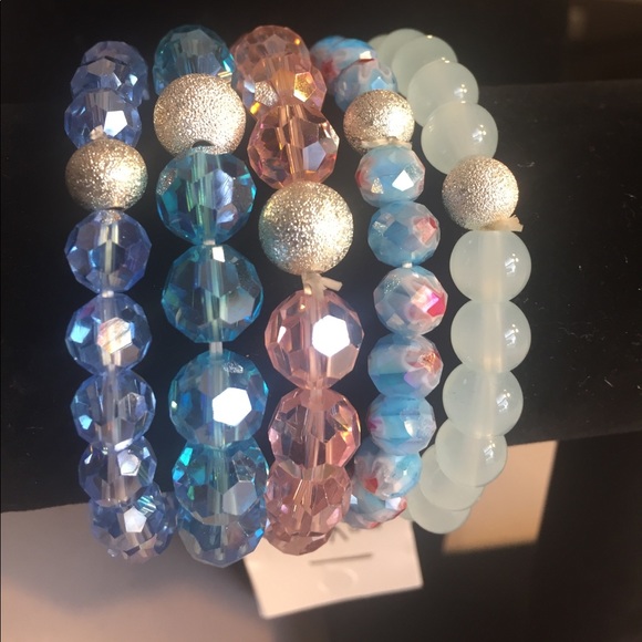 Jewelry - Set of 5 Beaded Bracelets