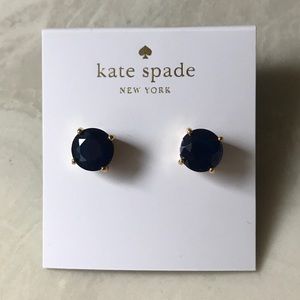 Kate Spade Gumdrop Earrings in French Navy