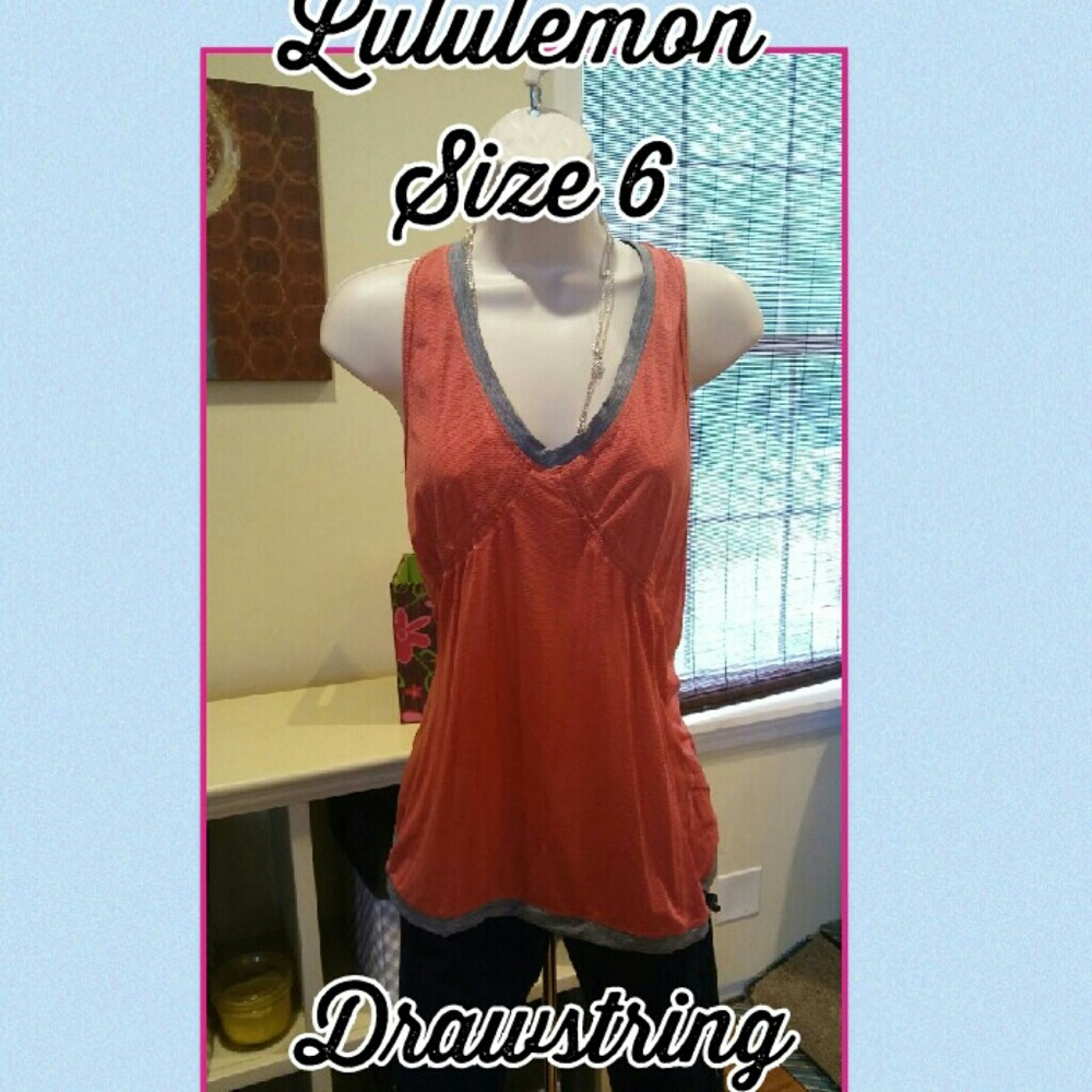 Lululemon twist back V-neck tank