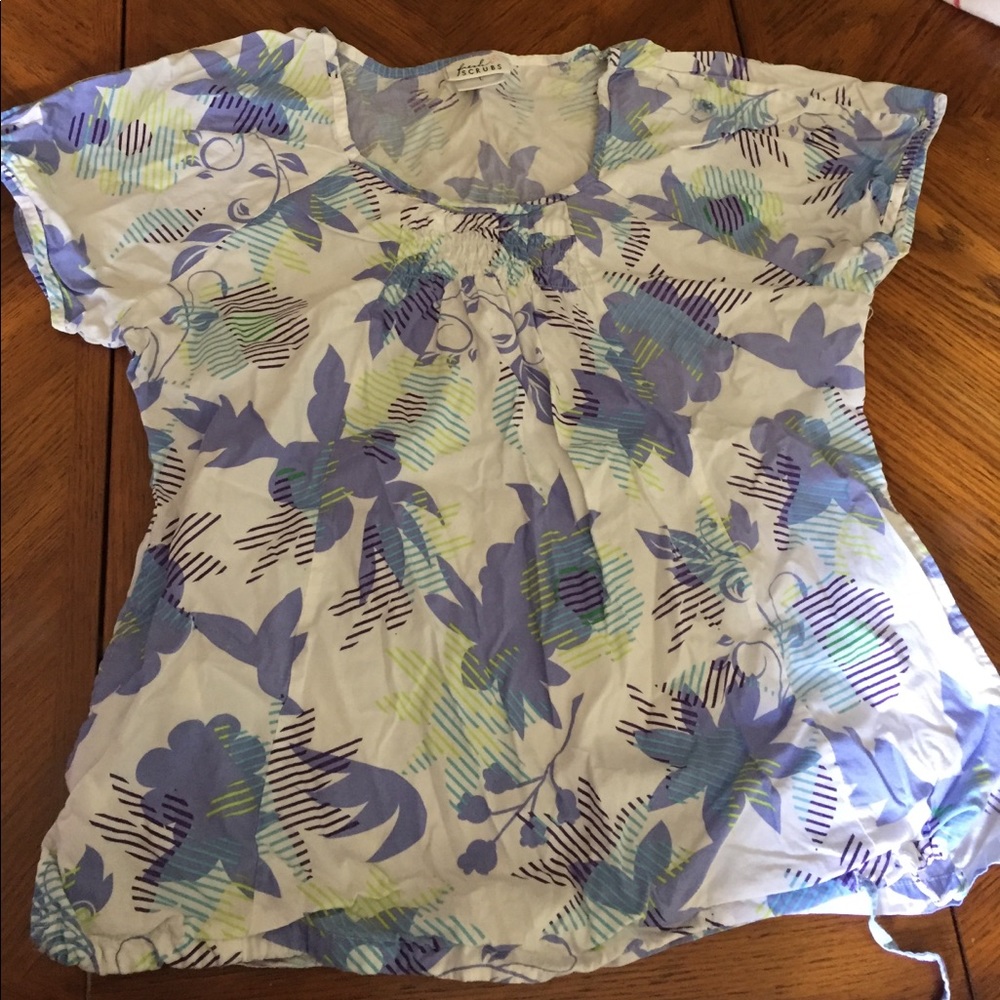 Cute scrub top