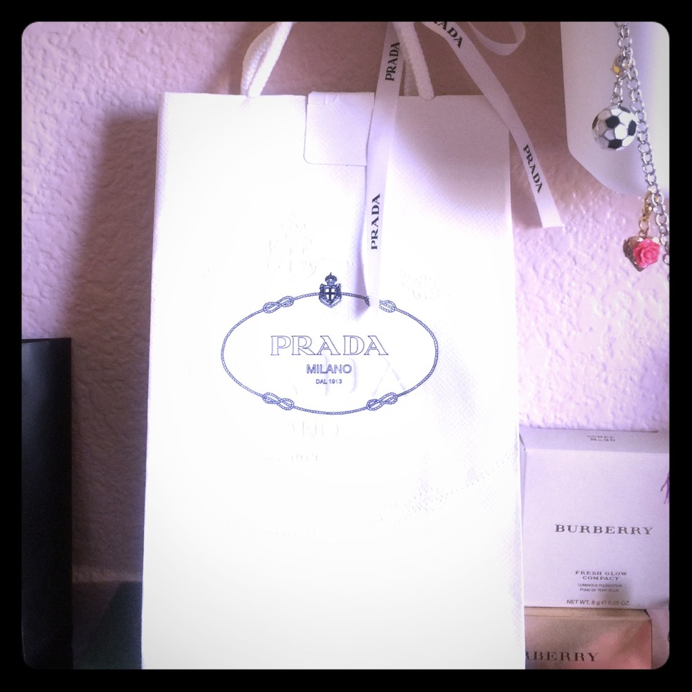 Prada paper bag