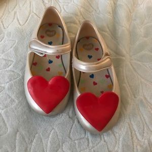 mini Melissa heart shoes