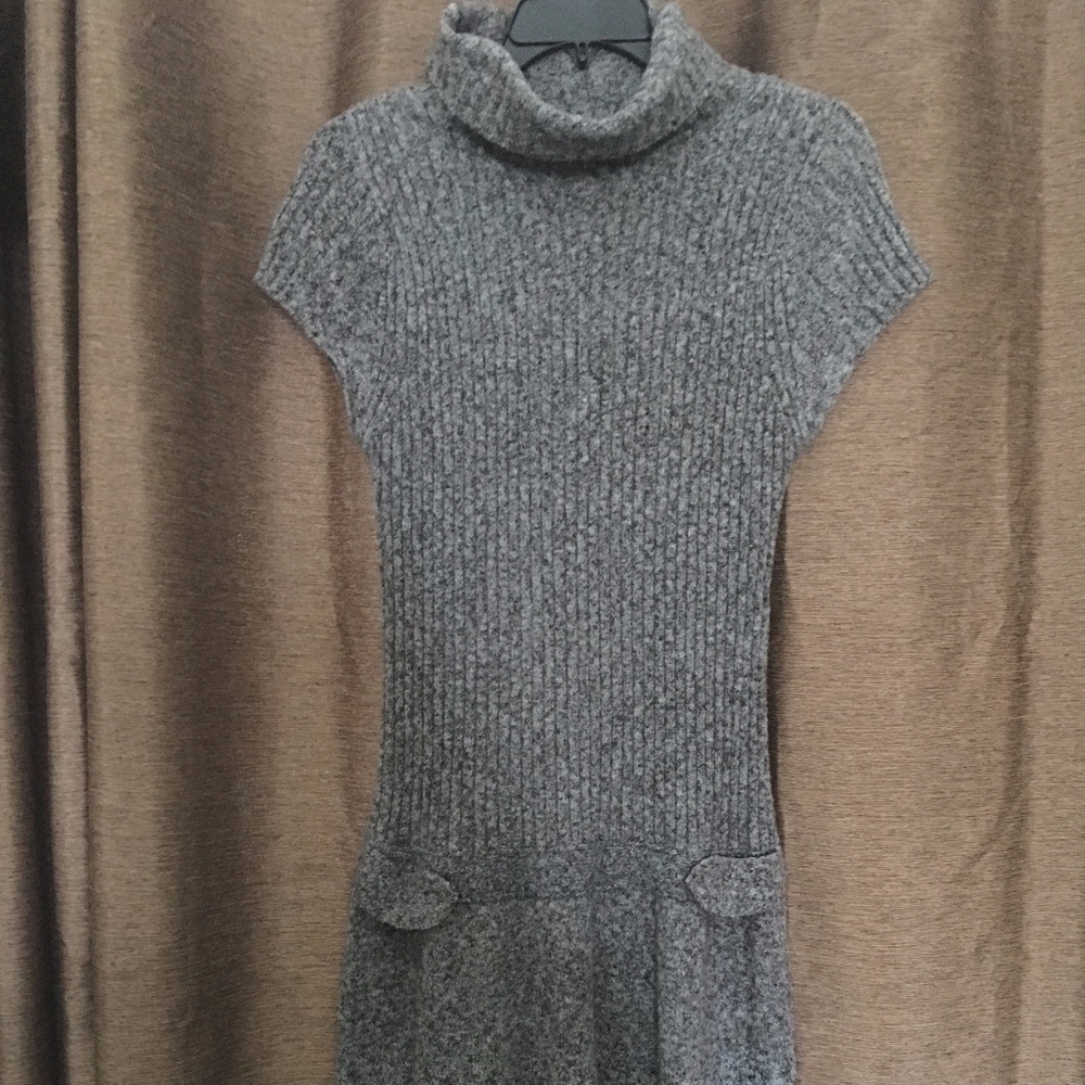 Sweater dress—mid-length