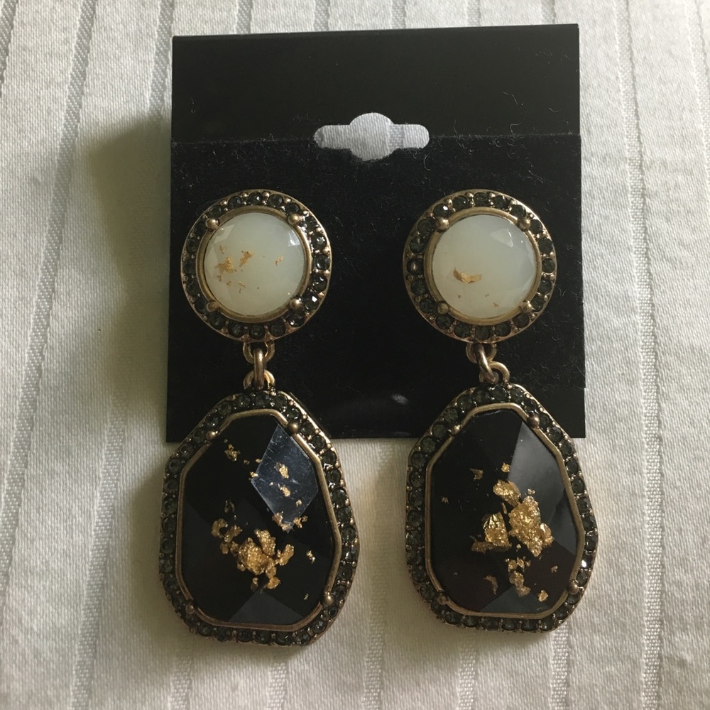 GORGEOUS BRAND NEW DRUZY STYLE EARRINGS
