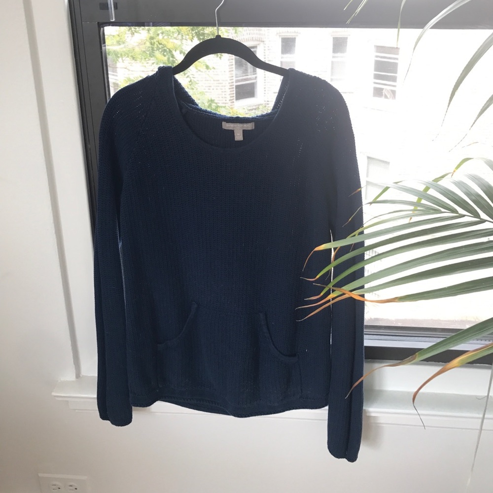 Navy blue hoodie