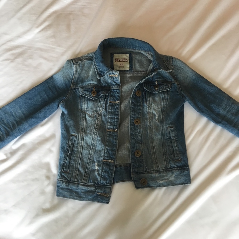 Mudd blue jean jacket  junior size XS