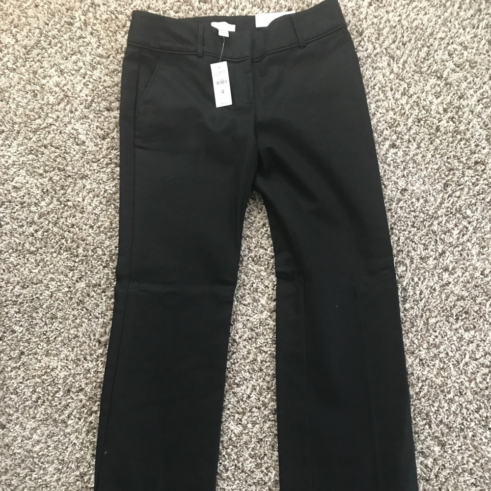 Never been worn loft modern fit black dress pants