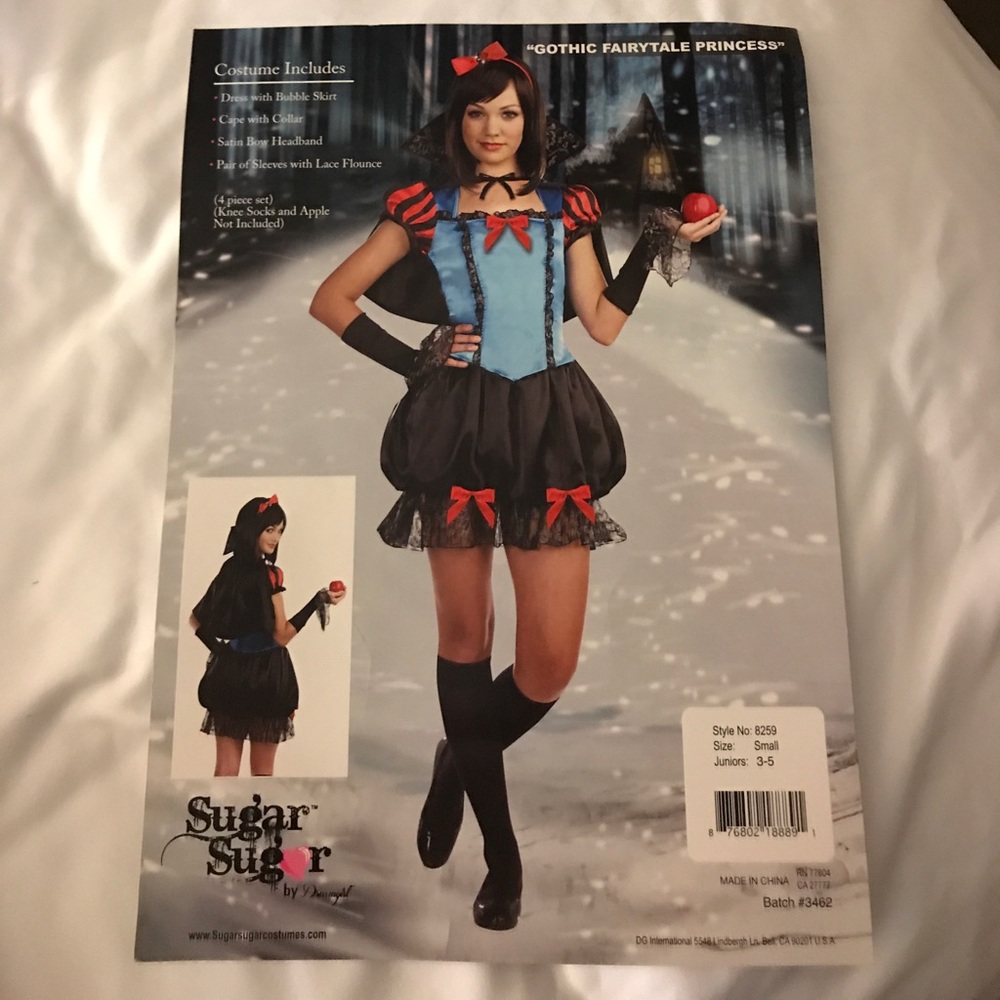 Gothic Snow White costume