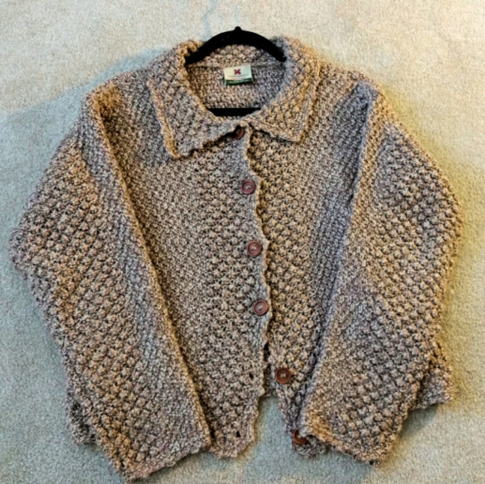 Carraig Donn Handknit authentic Irish cardigan