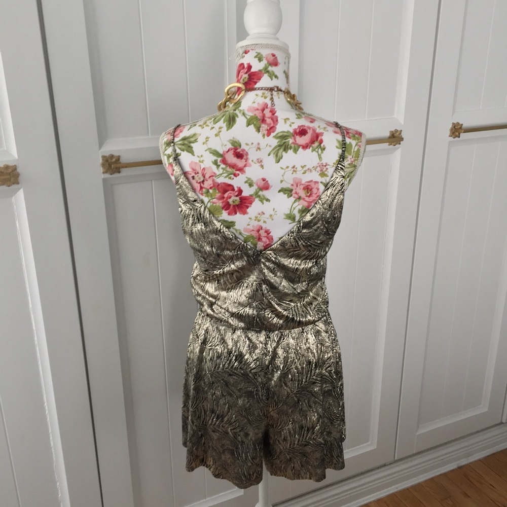Topshop Gold Romper - Picture 7 of 8