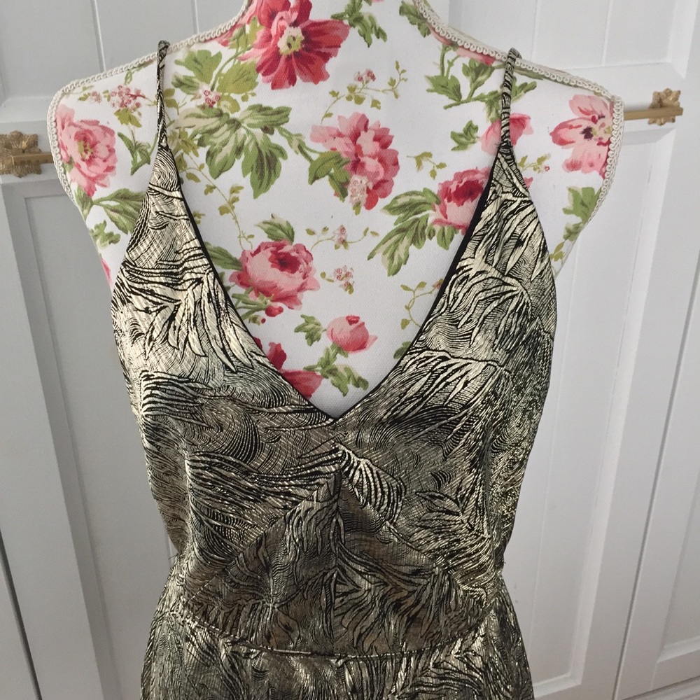 Topshop Gold Romper - Picture 4 of 8