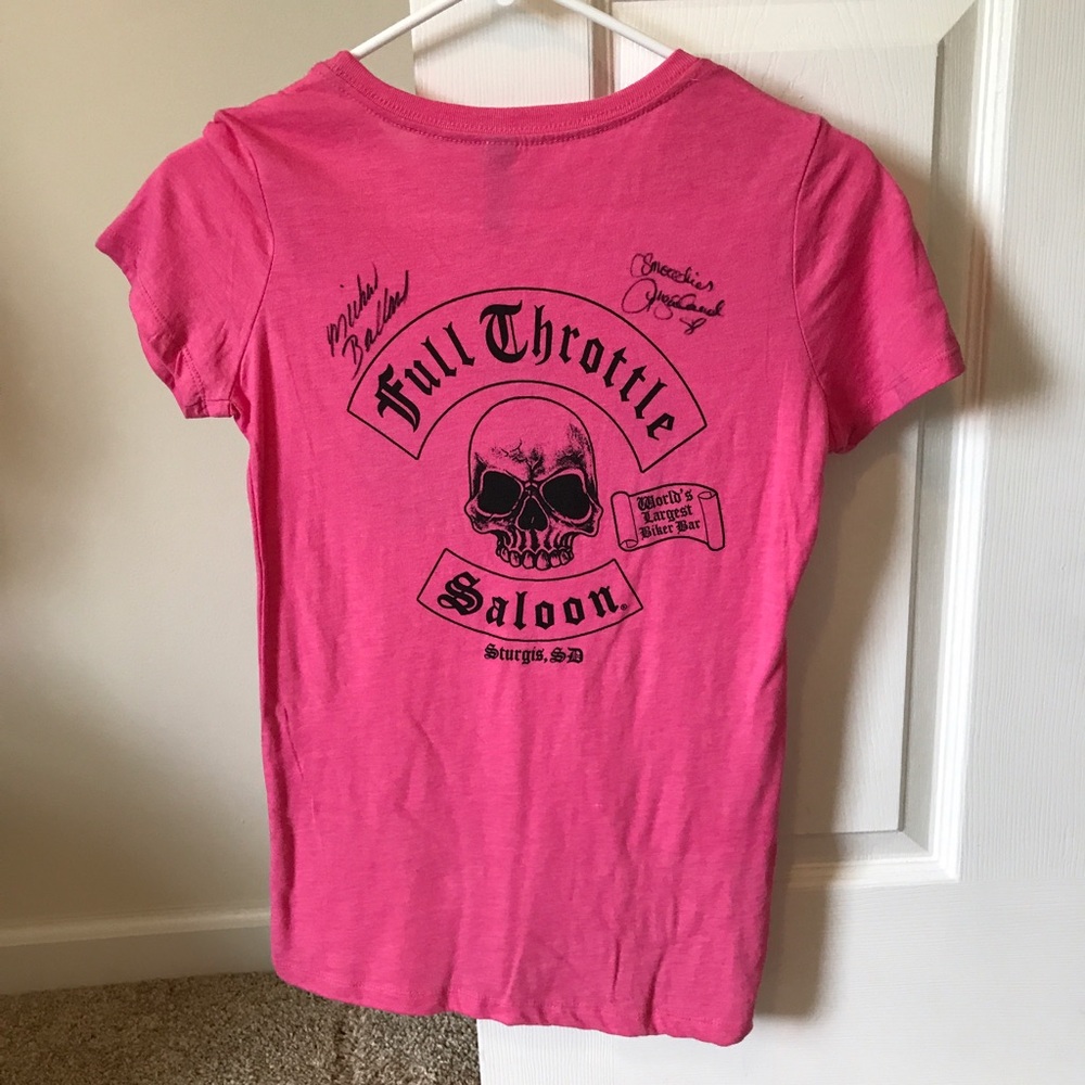 Full Throttle Saloon autograph signature tee