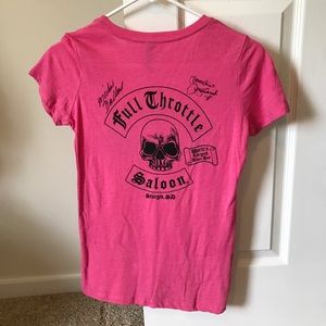 Full Throttle Saloon autograph signature tee