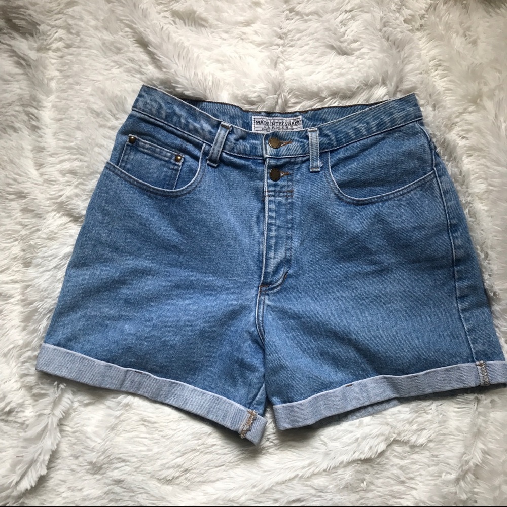 Vintage High Waisted Jean Shorts