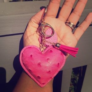 Heart key chain or purse accessories💗