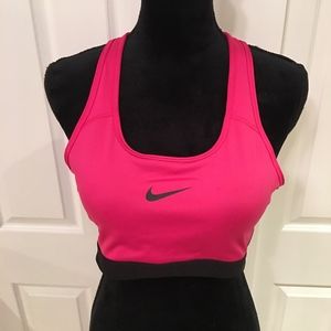 Nike pink Pro 360 support sports bra Size XL