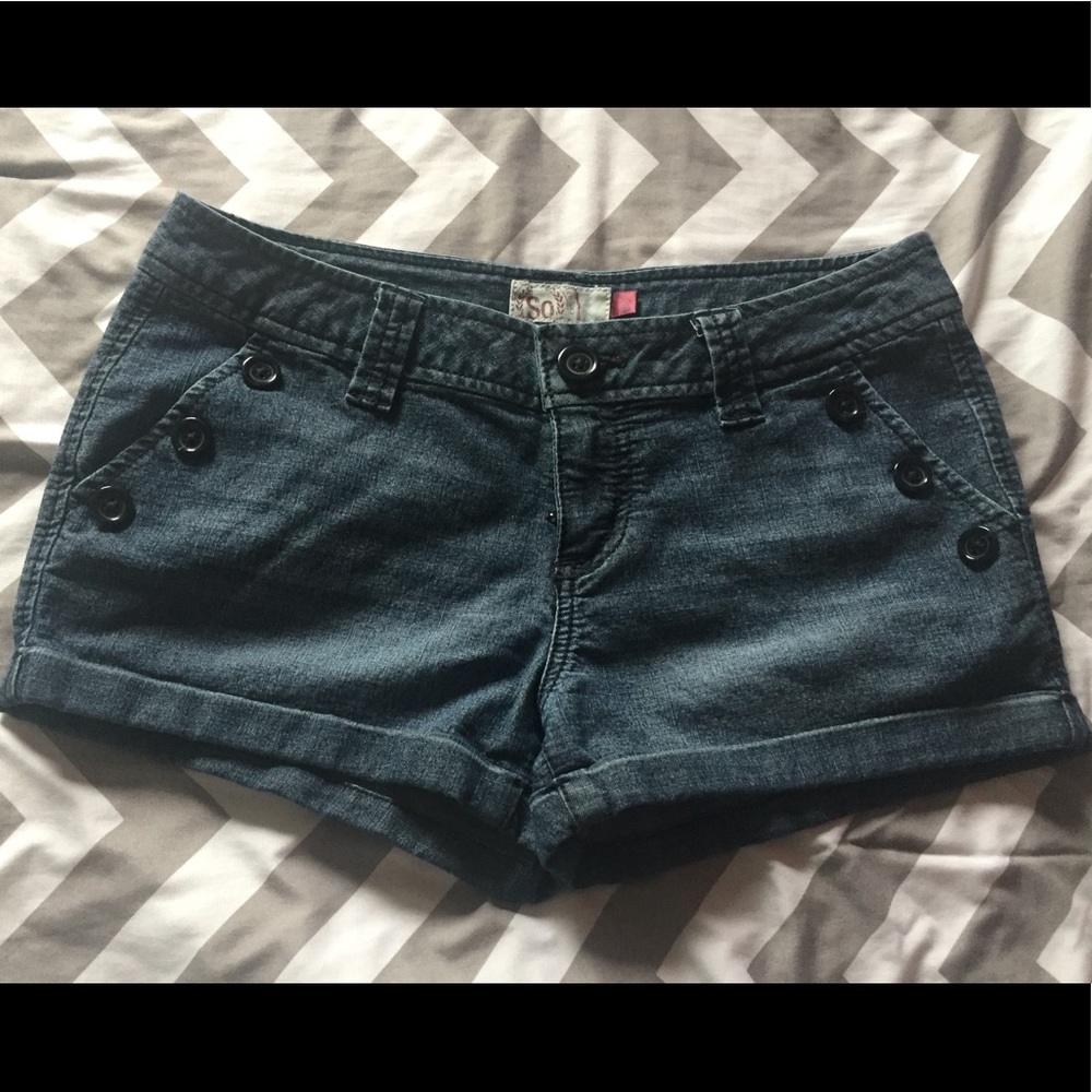 SO brand jean shorts size 5