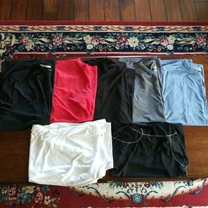 7 Exercise Shirts Dri-Fit Speed Wick Nike Reebok