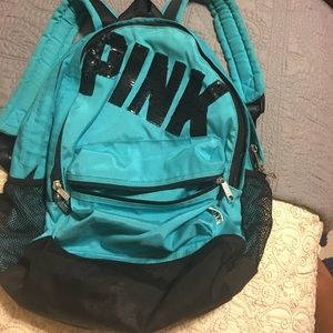 Pink backpack