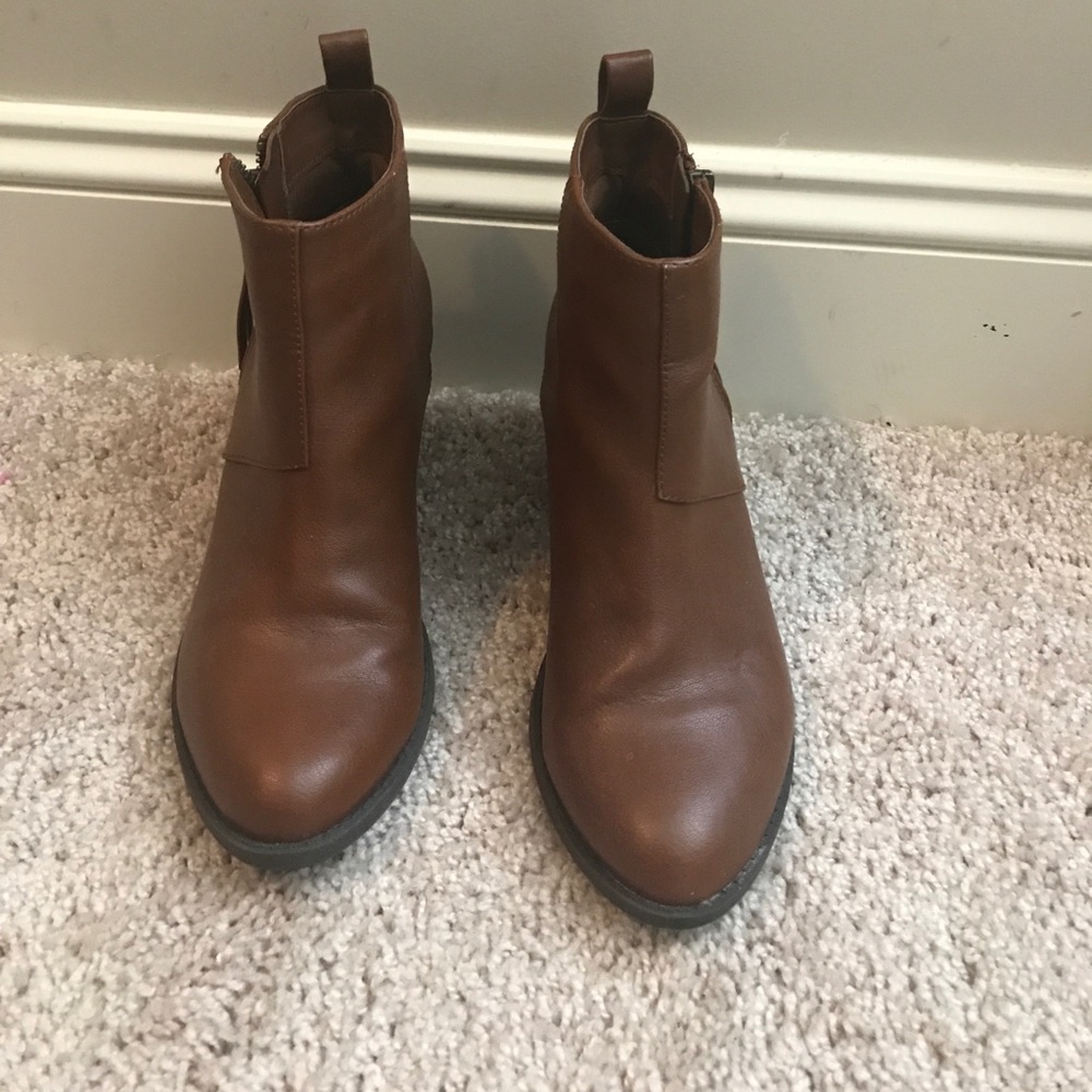 Brown booties