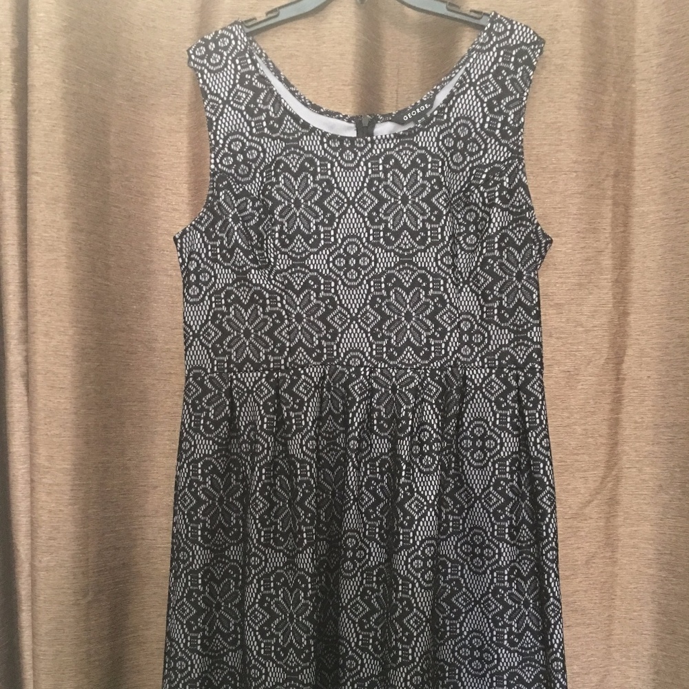 A-line lace dress