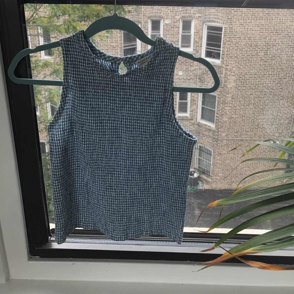 Plaid tank top