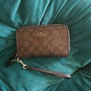 Authentic Coach wristlet