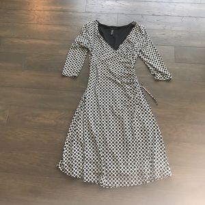 Laundry by Shelli Segal Black and White Dress
