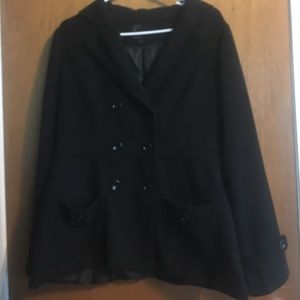 Mine black peacoat.