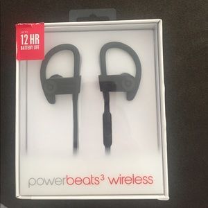 Powerbeats3 wireless earphones.