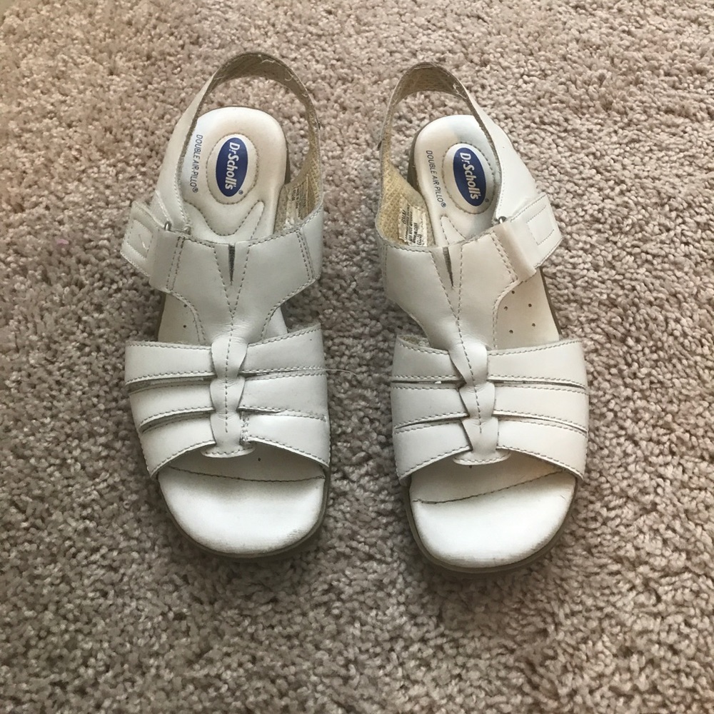 White sandals