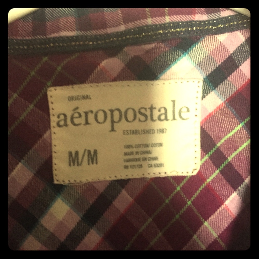 Flannel button down
