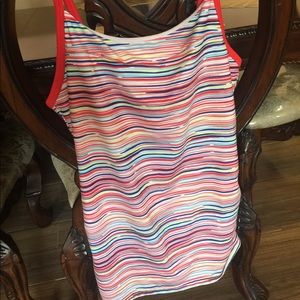 Old Navy Active Maternity Multi Color Tank Sz M