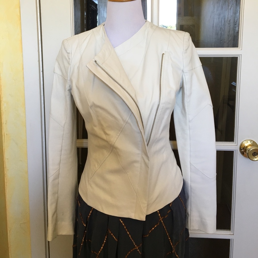 Bebe Faux Leather Moto Jacket