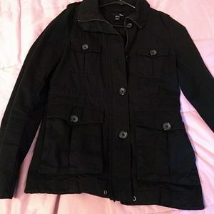 H&M Black Utility Jacket