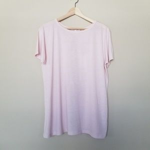 Helmut Lang Open Back Light Pink T-shirt Top M